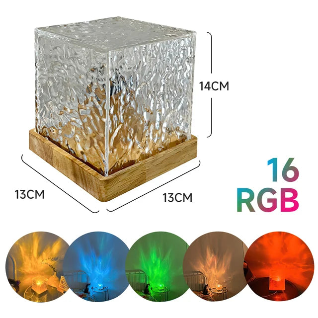 Crystal Lamp Water Ripple Projector